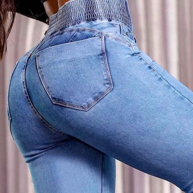 Calça Jeans Flare Modeladora Cintura Alta