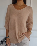 Kit 3 Blusas Luna® em Malha Leve – Decote V