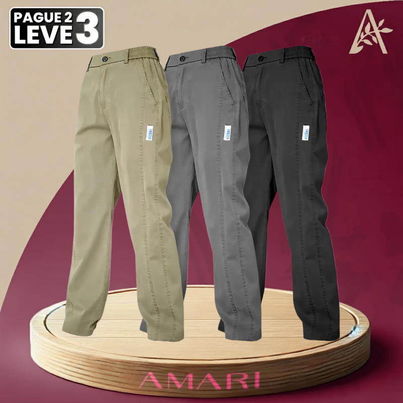 Calça Feminina Aurora em Malha de Seda Gelo e Poliéster 