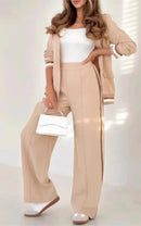 Conjunto Feminino Casaquinho e Calça Luiza