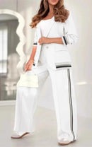 Conjunto Feminino Casaquinho e Calça Luiza