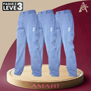 Calça Feminina Aurora em Malha de Seda Gelo e Poliéster 