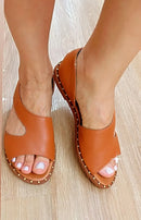 Sandália em Couro Comfort Aurora